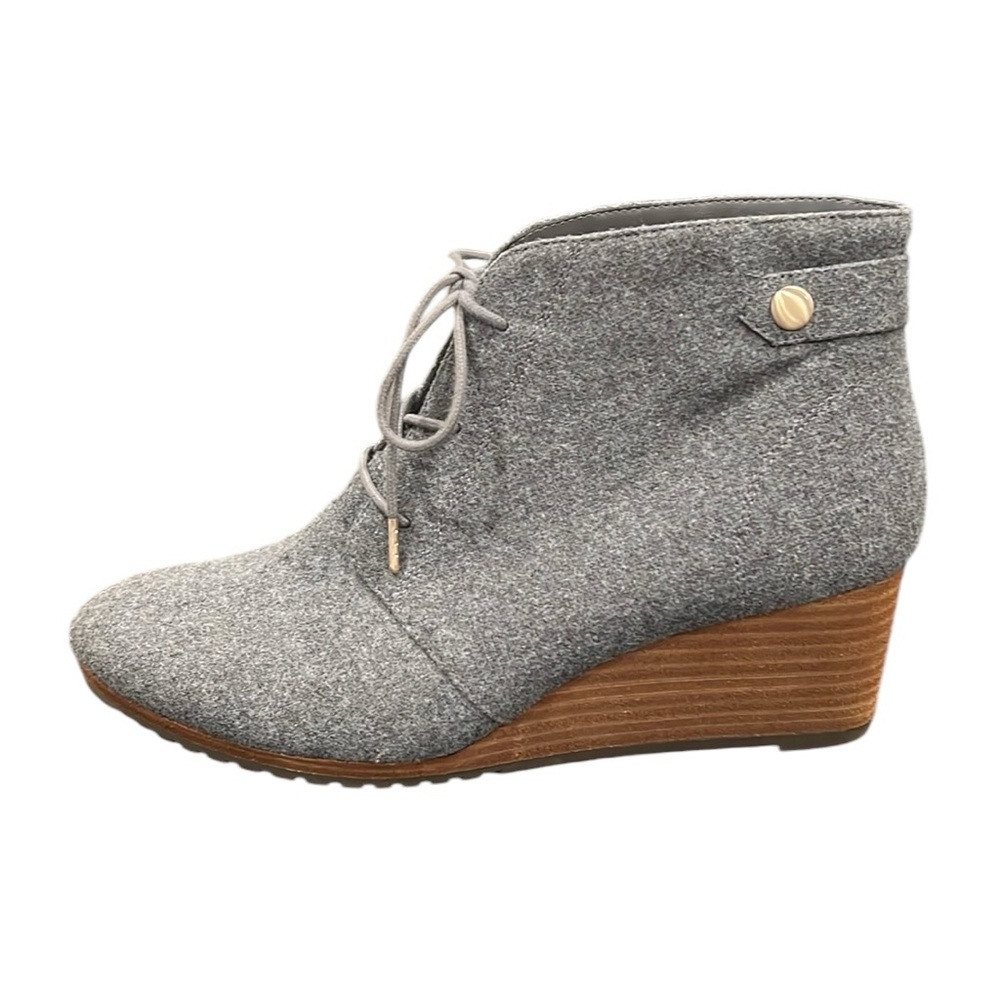 Dr. Scholl’s Conquer Wedge Gray Bootie Size 9.5